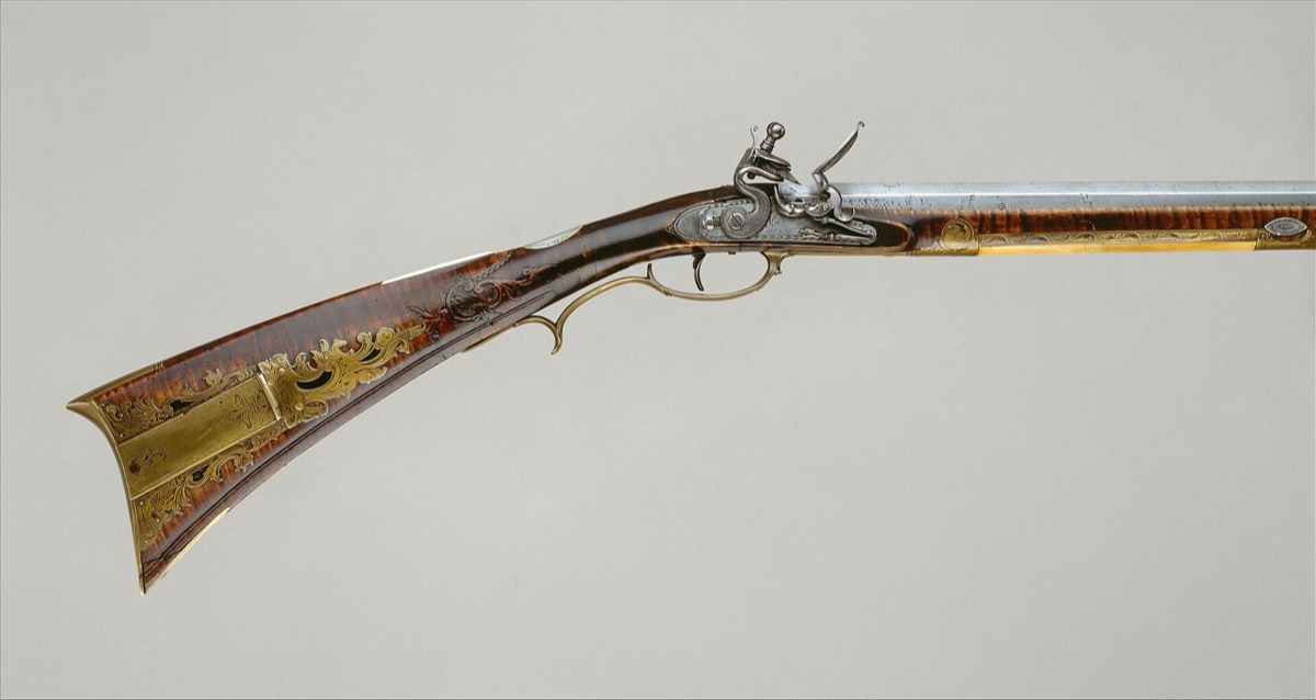 Karabin skałkowy z Pensylwanii, XVIII wiek, zbiory Metropolitan Museum of Art